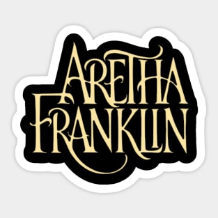 Aretha 1984 Sticker